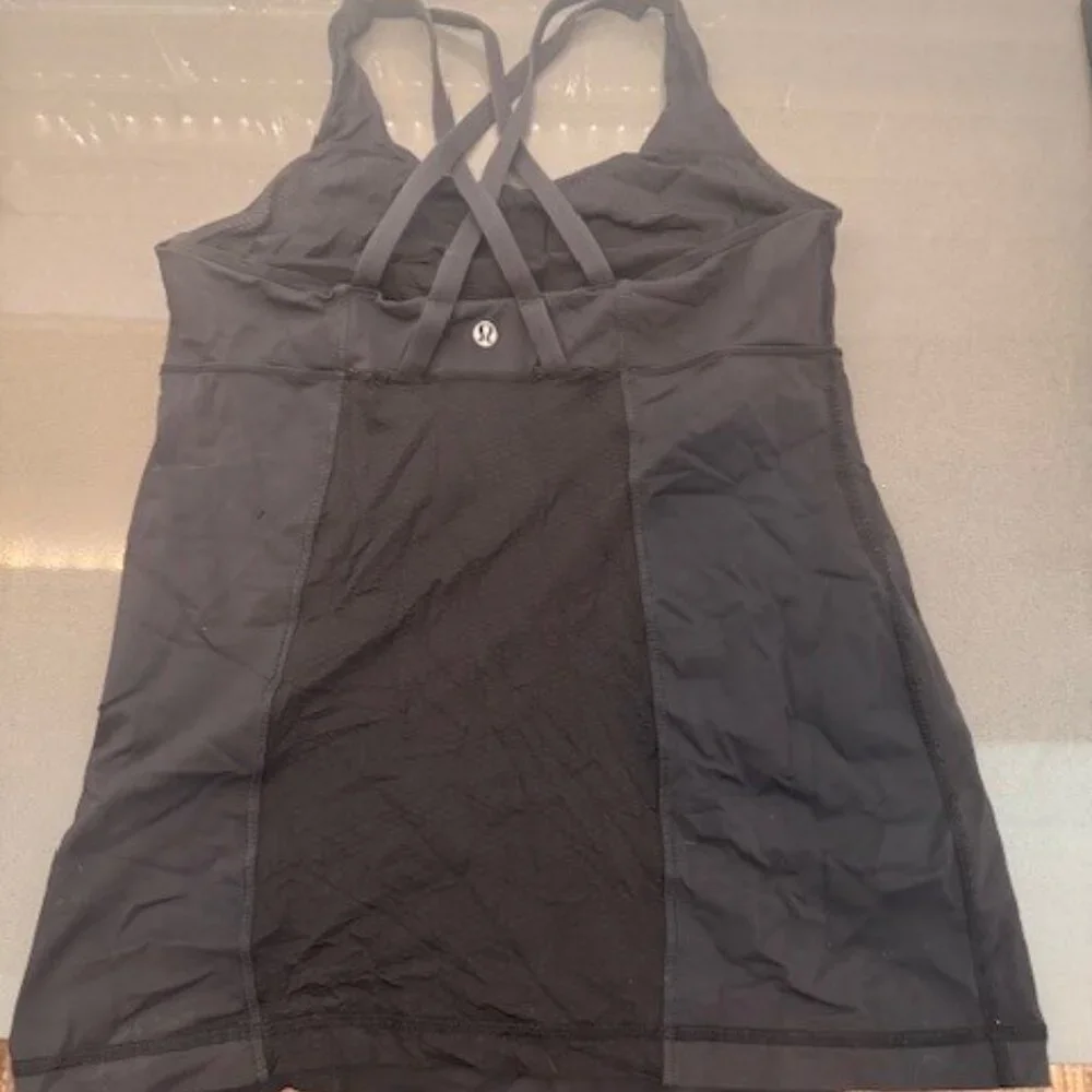 Lululumen Energy Bra Black Size 8 - Picture 2 of 4